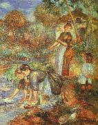 Pierre Renoir Washerwoman oil painting